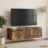 Meuble TV mural Chêne fumé 98 x 31 x 30 cm Bois d'ingénierie 621352621352