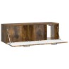 Meuble TV mural Chêne fumé 98 x 31 x 30 cm Bois d'ingénierie 621352621352