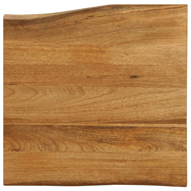 Dessus de table 80x80x3,8 cm bord vivant bois massif manguier 621354621354