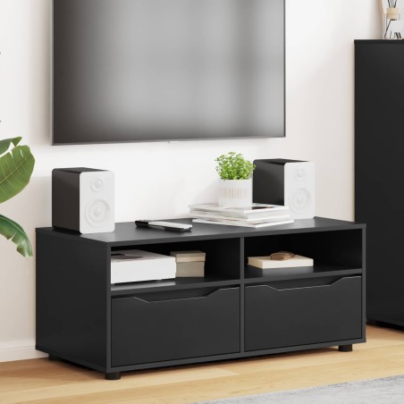 Meuble TV avec tiroir Noir 100 x 48 x 43 cm Bois d'ingénierie 621359621359