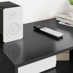 Meuble TV avec tiroir Noir 100 x 48 x 43 cm Bois d'ingénierie 621359621359