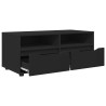 Meuble TV avec tiroir Noir 100 x 48 x 43 cm Bois d'ingénierie 621359621359