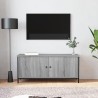 Meuble TV avec portes sonoma gris 102x35x45cm bois d'ingénierie 621360621360