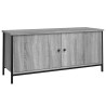Meuble TV avec portes sonoma gris 102x35x45cm bois d'ingénierie 621360621360