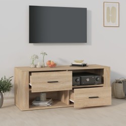 Meuble TV Chêne sonoma 100x35x40 cm Bois d'ingénierie 621362621362