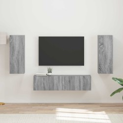 Ensemble meuble TV 2 pcs Gris Sonoma Bois d'ingénierie 621364621364