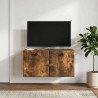 Meuble TV mural 59,5 x 31 x 30 cm Chêne fumé Bois d'ingénierie 621365621365