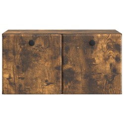 Meuble TV mural 59,5 x 31 x 30 cm Chêne fumé Bois d'ingénierie 621365621365
