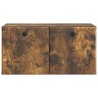Meuble TV mural 59,5 x 31 x 30 cm Chêne fumé Bois d'ingénierie 621365621365