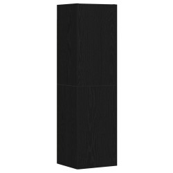 Ensemble meuble TV 4 pcs Chêne noir 130,5 x 30 x 140 cm 621366621366