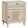 Table de chevet Blanc 50 x 33 x 60 cm Bois d'ingénierie 621367621367