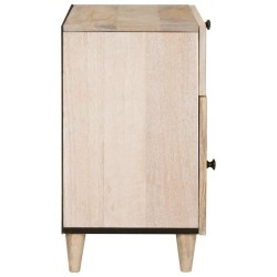 Table de chevet Blanc 50 x 33 x 60 cm Bois d'ingénierie 621367621367