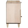 Table de chevet Blanc 50 x 33 x 60 cm Bois d'ingénierie 621367621367