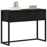 Table d'appoint Chêne noir 100 x 36 x 75 cm Bois d'ingénierie 621368621368
