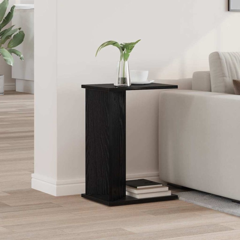 Table d'appoint Chêne noir 35 x 25 x 50 cm Bois d'ingénierie 621369621369