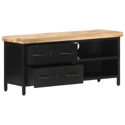 Meuble TV 90x30x41 cm Bois de manguier brut 621372621372