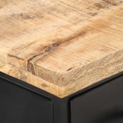 Meuble TV 90x30x41 cm Bois de manguier brut 621372621372