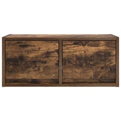 Meuble TV chêne fumé 60x31x25,5 cm bois d'ingénierie 621373621373