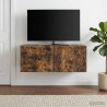 Meuble TV mural 59,5 x 41 x 30 cm Chêne fumé Bois d'ingénierie 621377621377