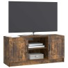 Meuble TV Chêne fumé 102 x 34,5 x 47 cm Bois d'ingénierie 621378621378