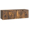 Meuble TV mural Chêne fumé 98 x 31 x 30 cm Bois d'ingénierie 621379621379