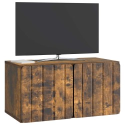 Meuble TV mural 59,5 x 31 x 30 cm Chêne fumé Bois d'ingénierie 621383621383