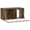 Meuble TV mural 59,5 x 31 x 30 cm Chêne fumé Bois d'ingénierie 621383621383
