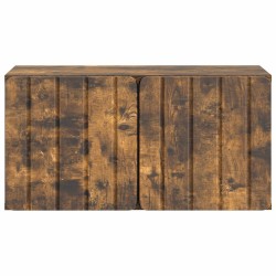 Meuble TV mural 59,5 x 31 x 30 cm Chêne fumé Bois d'ingénierie 621383621383