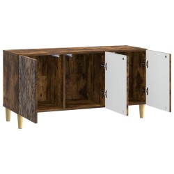 Meuble TV 99 x 34,5 x 50 cm Chêne fumé Bois d'ingénierie 621384621384