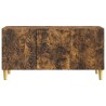 Meuble TV 99 x 34,5 x 50 cm Chêne fumé Bois d'ingénierie 621384621384