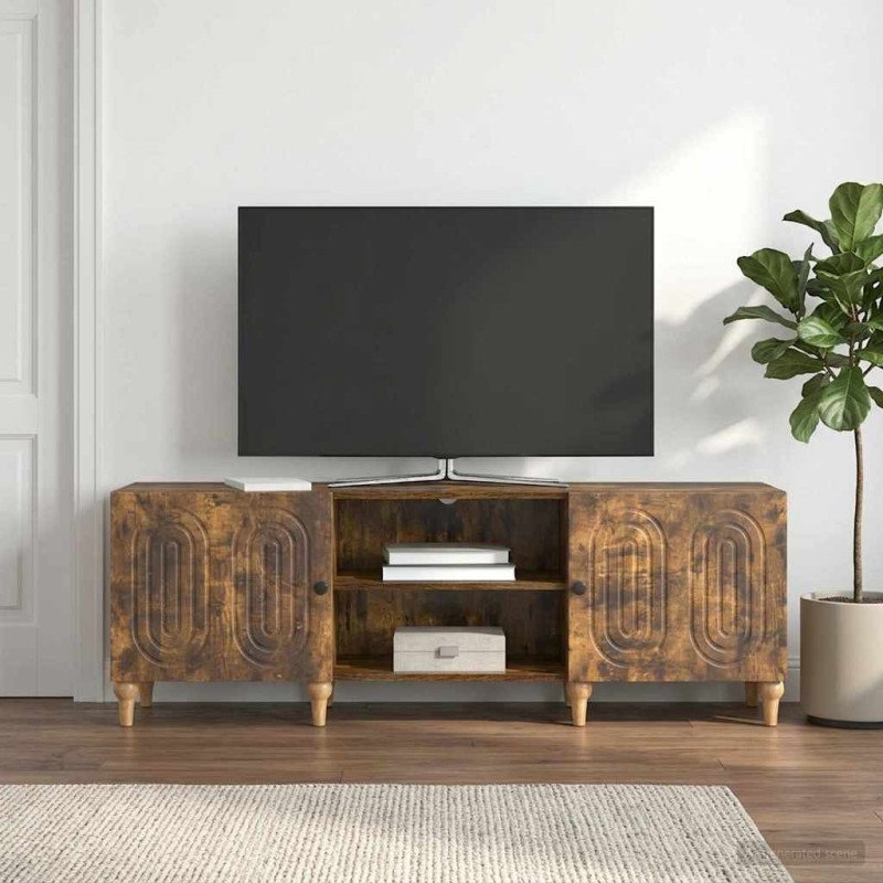 Meuble TV Chêne fumé 150 x 31 x 50 cm Bois d'ingénierie 621386621386