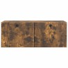 Meuble TV mural 78,5 x 31 x 30 cm Chêne fumé Bois d'ingénierie 621388621388