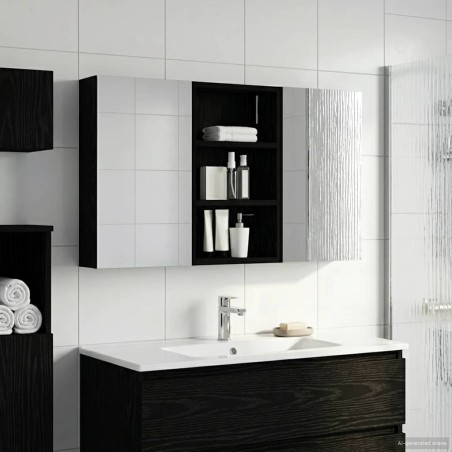 Ensemble de Meubles de Salle de Bain 3 pcs 90 x 10,5 x 50 cm 621390621390