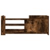 Meuble TV Chêne fumé 100x35x40 cm Bois d'ingénierie 621394621394