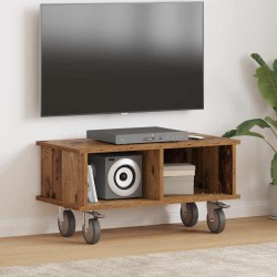 Meuble TV Bois ancien 68,5 x 35 x 35 cm Bois d'ingénierie 621396621396