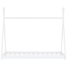 Cadre de lit d'enfant Blanc Bois de pin massif 70x140 cm 621397621397