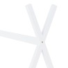 Cadre de lit d'enfant Blanc Bois de pin massif 70x140 cm 621397621397