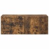 Meuble TV mural 59,5 x 31 cm Chêne fumé Bois d'ingénierie 621398621398