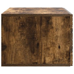 Meuble TV mural 59,5 x 31 cm Chêne fumé Bois d'ingénierie 621398621398