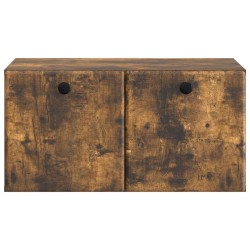 Meuble TV mural 59,5 x 41 x 30 cm Chêne fumé Bois d'ingénierie 621401621401