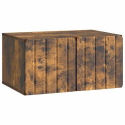 Meuble TV mural 59,5 x 41 x 30 cm Chêne fumé Bois d'ingénierie 621402621402