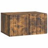 Meuble TV mural 59,5 x 41 x 30 cm Chêne fumé Bois d'ingénierie 621402621402