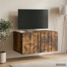 Meuble TV mural 59,5 x 41 x 30 cm Chêne fumé Bois d'ingénierie 621402621402