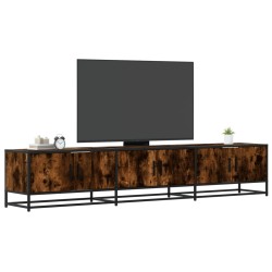 Meuble TV chêne fumé 210x35x41 cm bois d'ingénierie 621403621403