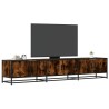 Meuble TV chêne fumé 210x35x41 cm bois d'ingénierie 621403621403