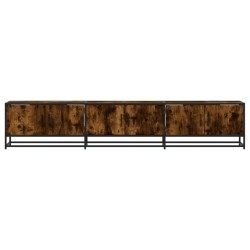 Meuble TV chêne fumé 210x35x41 cm bois d'ingénierie 621403621403