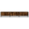 Meuble TV chêne fumé 210x35x41 cm bois d'ingénierie 621403621403