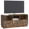 Meuble TV Chêne fumé 102 x 34,5 x 47 cm Bois d'ingénierie 621410621410