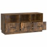 Meuble TV Chêne fumé 102 x 34,5 x 47 cm Bois d'ingénierie 621410621410