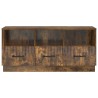 Meuble TV Chêne fumé 102 x 34,5 x 47 cm Bois d'ingénierie 621410621410
